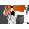 NEO TOOLS Calças de trabalho com peitilho HD com bolsos para joelheiras, tamanho L/52, cinzento/preto