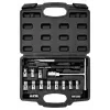 NEO TOOLS 11-885 Cortador de limpeza de sede de injetores - conjunto de 17 peças