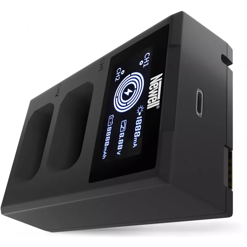 Newell FDL-USB-C carregador duplo para baterias Sony NP-FW50 (NL2545)