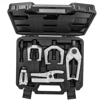 NEO TOOLS Conjunto de extratores de terminais de direção 5 peças, aço forjado, kit separador de rótulas com mala de plástico