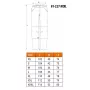 NEO TOOLS 81-227-XXXL Calças de proteção cinzento/preto XXXL