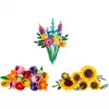 LEGO Botanicals Ramo de flores de verão Bundle – conjunto de construção botânico de 756 peças para adultos