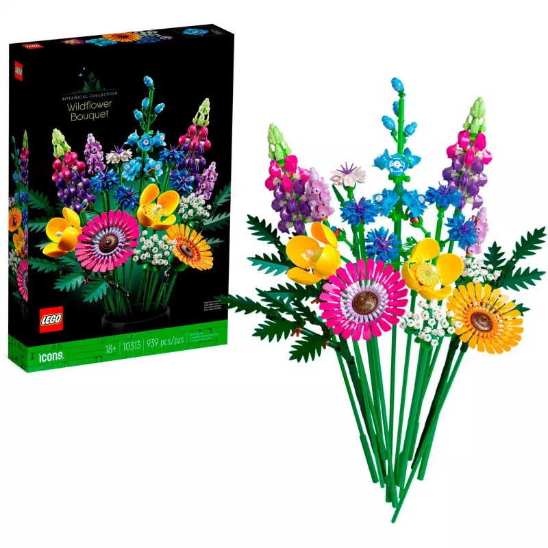 LEGO Botanicals Ramo de flores de verão Bundle – conjunto de construção botânico de 756 peças para adultos