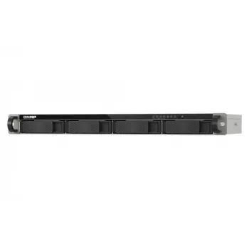 QNAP TS-432XeU-4G NAS rackmount de 4 baías, AnnapurnaLabs AL314 Quad-Core 1,7 GHz, 4 GB DDR4, 1x 10GbE SFP+, 2x 2,5GbE RJ-45, 1U
