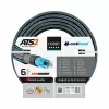 CELLFAST HOBBY ATS 1 Mangueira de jardim 10 m – 1/2 polegadas 3 camadas anti-torção PVC, pressão de rutura 20 bar, resistente a UV e algas, verde/amarelo