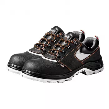 NEO TOOLS 82-013 Sapatos de segurança S1P SRC com biqueira de aço e palmilha antiperfuração, preto/cinzento, tamanho 41