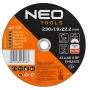 NEO TOOLS disco de corte para metal/INOX 230 x 1,9 x 22,2 mm, 41 A46-S-BF, 25 unidades