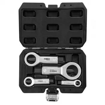 NEO TOOLS conjunto separador de porcas 4 peças 9-27mm aço CrV com mala TOP-11-925
