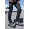 NEO TOOLS calças de trabalho DENIM 5 bolsos, tamanho M, azul, corte regular, costuras reforçadas, EN ISO 13688