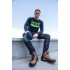 NEO TOOLS calças de trabalho DENIM 5 bolsos, tamanho M, azul, corte regular, costuras reforçadas, EN ISO 13688