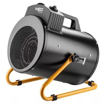 NEO TOOLS 90-069 Aquecedor elétrico industrial 5kW, termóstato ajustável, IPX4, de 3 fases 400V