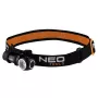 NEO TOOLS lanterna frontal recarregável 600lm USB carregamento magnético LED CREE XPG3