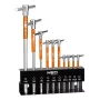 NEO TOOLS Chaves Allen com cabo giratório 2-10 mm, conjunto de 10 unid. com suporte