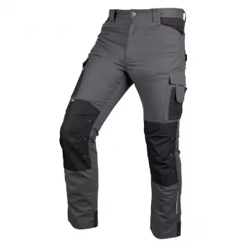 NEO TOOLS Mix&Match Calças de trabalho, lona, reforçadas com Cordura, cinzento-preto, tamanho M