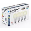 Blaupunkt lâmpada LED E27 A60 9W, 900 lm, 2700 K, 4 unidades (BLAUPUNKT-E27-9W-WW-4)