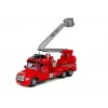 LEAN TOYS Veículo de bombeiros com escada R/C telecomando escala 1:14 2,4 GHz mangueira de água luzes sons