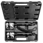 NEO TOOLS TOP-11-796 Conjunto de compressores de molas helicoidais, 2 peças, 370 mm, capacidade 1200 kg, ganchos forjados, óxido preto