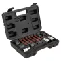 NEO TOOLS Conjunto de extratores para polias de roda livre do alternador, 13 peças, aço cromo-vanádio, encaixe de 1/2 polegadas, pontas spline/Torx/hexagonais