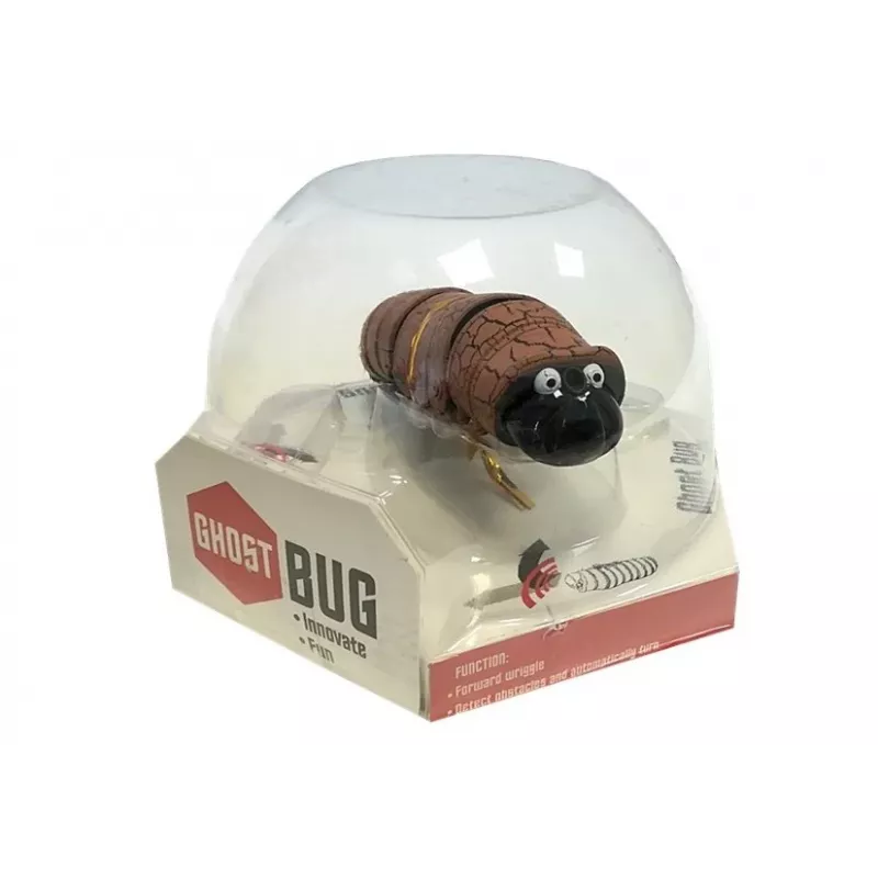 LEAN TOYS Lagarta infravermelhos evita obstáculos castanho