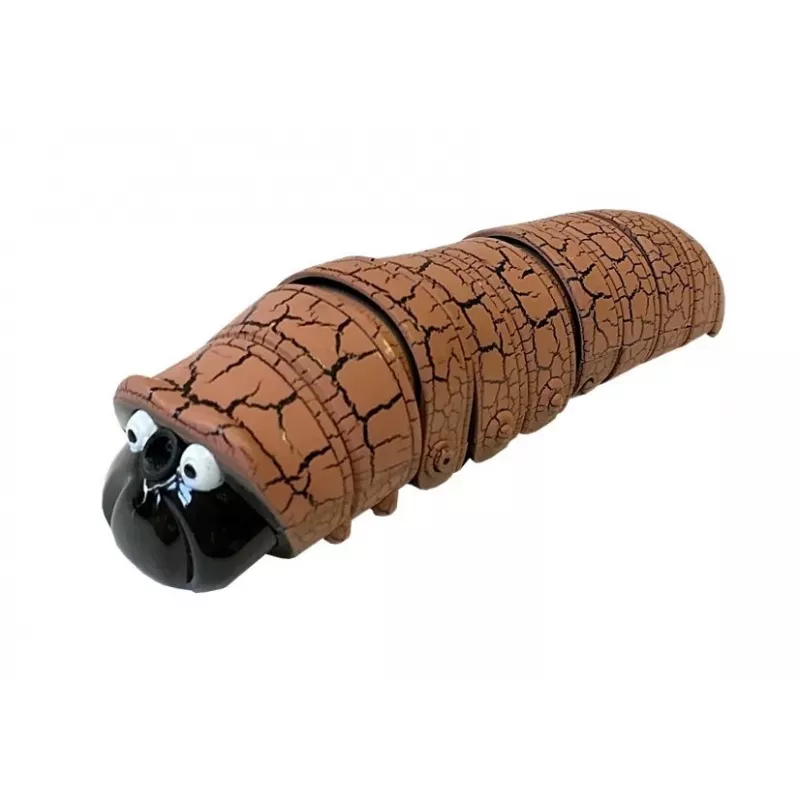 LEAN TOYS Lagarta infravermelhos evita obstáculos castanho