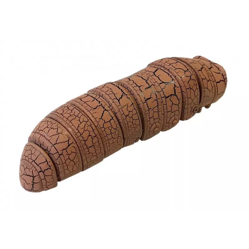 LEAN TOYS Lagarta infravermelhos evita obstáculos castanho