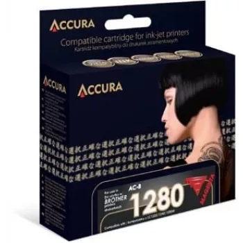 Accura Cartucho de tinta magenta compatível para Brother LC1280XL/LC1240XL/LC1220XL (alto rendimento)