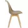 NO NAME CADEIRA DE SALA DE JANTAR BEIGE DC0019 47X41X82