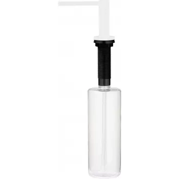Doseador de detergente DEANTE com suporte para esponja, 350 ml, preto