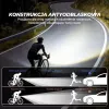 ROCKBROS RHL950 Luz frontal de bicicleta 950 lm com bateria amovível USB-C - Preto