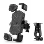 ROCKBROS HW-117 Suporte de fixação no guiador para smartphones - Preto-Cinzento