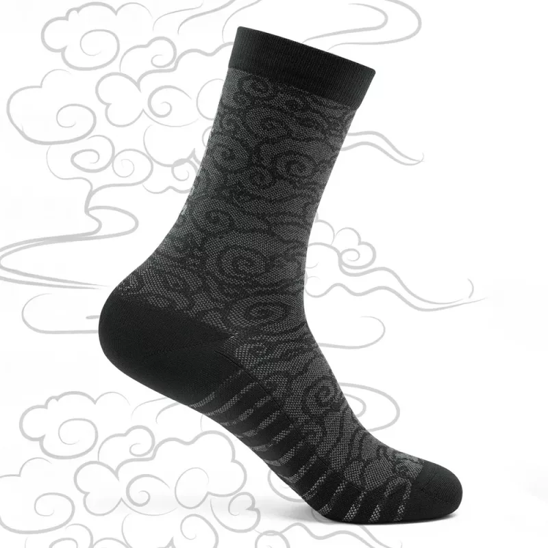 Meias de ciclismo ROCKBROS ROAD TO SKY pretas tamanho 36-38