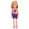 Conjunto de brincar de carrinho de gelados para bonecas LEAN TOYS, dobrável, rosa, 33 peças