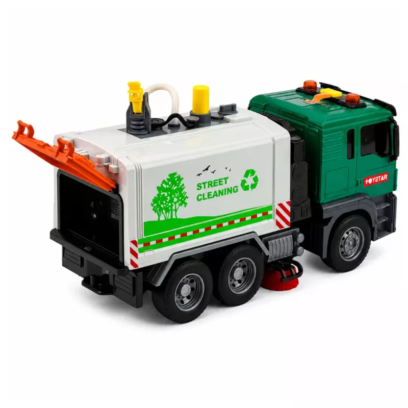 Varredora de rua com função de água, luzes e sons LEAN TOYS 1:14