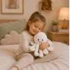 Peluche polvo LEAN TOYS com tentáculos elásticos, branco, 30 cm