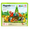 Blocos magnéticos animais selvagens selva ZOO 27 peças LEAN TOYS