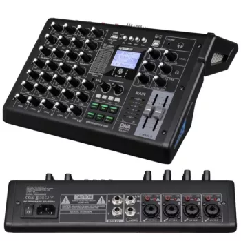 DNA MIX-EFF 6 Misturador de Áudio Analógico de 6 Canais com Efeitos DSP e USB
