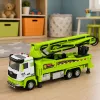LEAN TOYS Camião de bomba de betão com luzes, sons, água, fricção 1:40