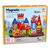 LEAN TOYS Blocos magnéticos quartel de bombeiros 42 peças