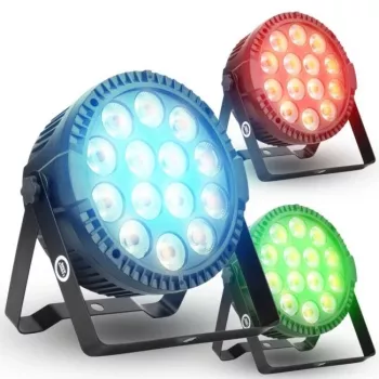 LIGHT4ME PAR RGBA 14x6W IR Holofote PAR LED de palco com comando