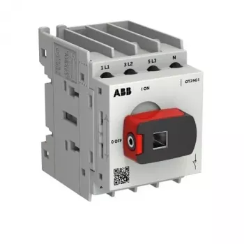ABB OTOT25G1-4MSN2Plus Interruptor seccionador de carga, 25 A, tamanho G1, 4 polos