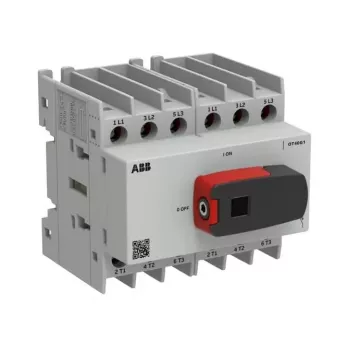 ABB OT Plus OT40G1-6BS40 A Interruptor-seccionador de carga, tamanho G1, 6 polos, com manípulo