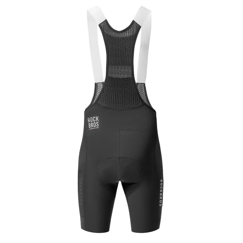 ROCKBROS ROAD TO SKY calças de ciclismo homem com almofada 3D - preto, tamanho M
