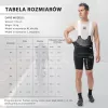 ROCKBROS homem calças de ciclismo Road to Sky com almofada - preto, tamanho L