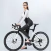 ROCKBROS mulher calças de ciclismo com alças YDCK005 TVI com almofada, preto, tamanho L