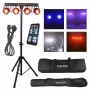 LIGHT4ME LED BAR COB PAR projetor PAR LED 4x30W RGB com tripé e capa de proteção