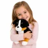 Peluche LEAN TOYS cão macio para abraçar Berner Sennenhund 30x30 cm