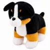 Peluche LEAN TOYS cão macio para abraçar Berner Sennenhund 30x30 cm