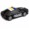 Carro de polícia com luz e som LEAN TOYS, preto, escala 1:32