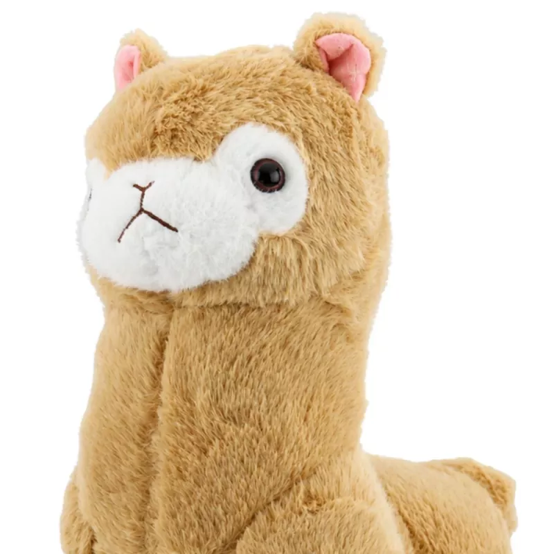 Peluche alpaca lhama LEAN TOYS animal de peluche pelo macio creme 38 cm