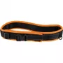 Fiskars 1003626 Functional Form cinto de ferramentas com fecho rápido, cintura ajustável até 120 cm, poliéster resistente e repelente à água, várias bolsas e presilhas, preto/laranja